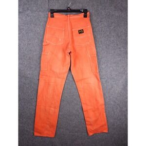 Vintage Stan Ray Carpenter Pants Adult 25 x 33 Orange Made in USA